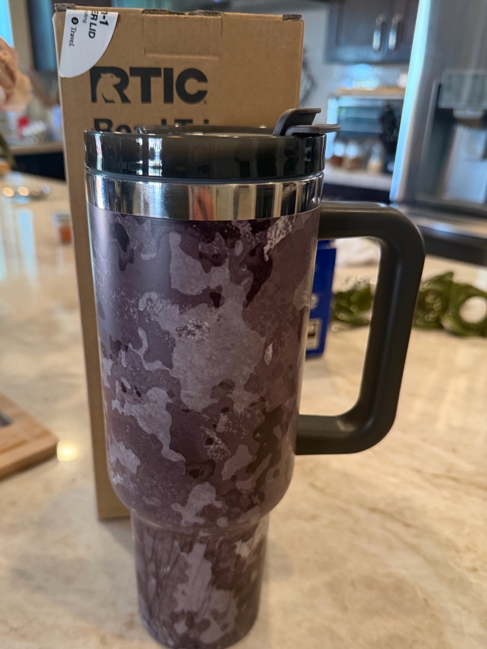 RTIC Camo road trip cup New with box